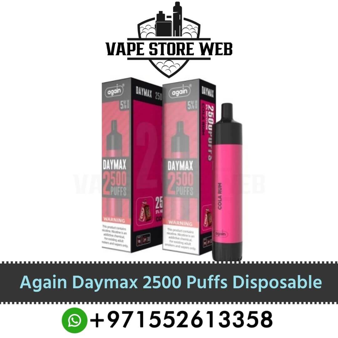 AGAIN Daymax 2500 Puffs 50mg Disposable Vape in Dubai