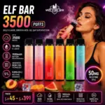 ELF BAR 3500 Puffs 50Mg Disposable Vape in Dubai