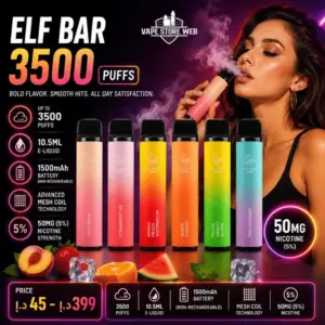 ELF BAR 3500 Puffs 50Mg Disposable Vape in Dubai