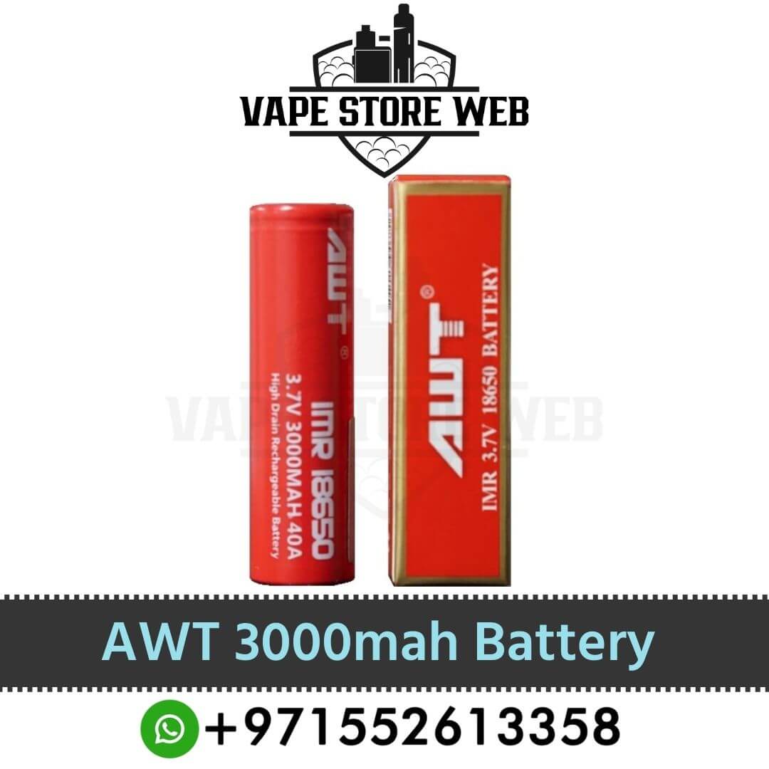 AWT 18650 3000mAh 35A Vape Battery in Dubai