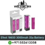 EFEST 18650 3000mAh 35A Battery in Dubai