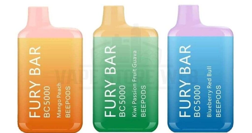 Buy FURY Bar 5000 Puffs 50Mg Disposable Vape in Dubai