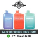 Buy GEEK Bar B5000 5000 Puffs 50Mg Disposable Vape in Dubai