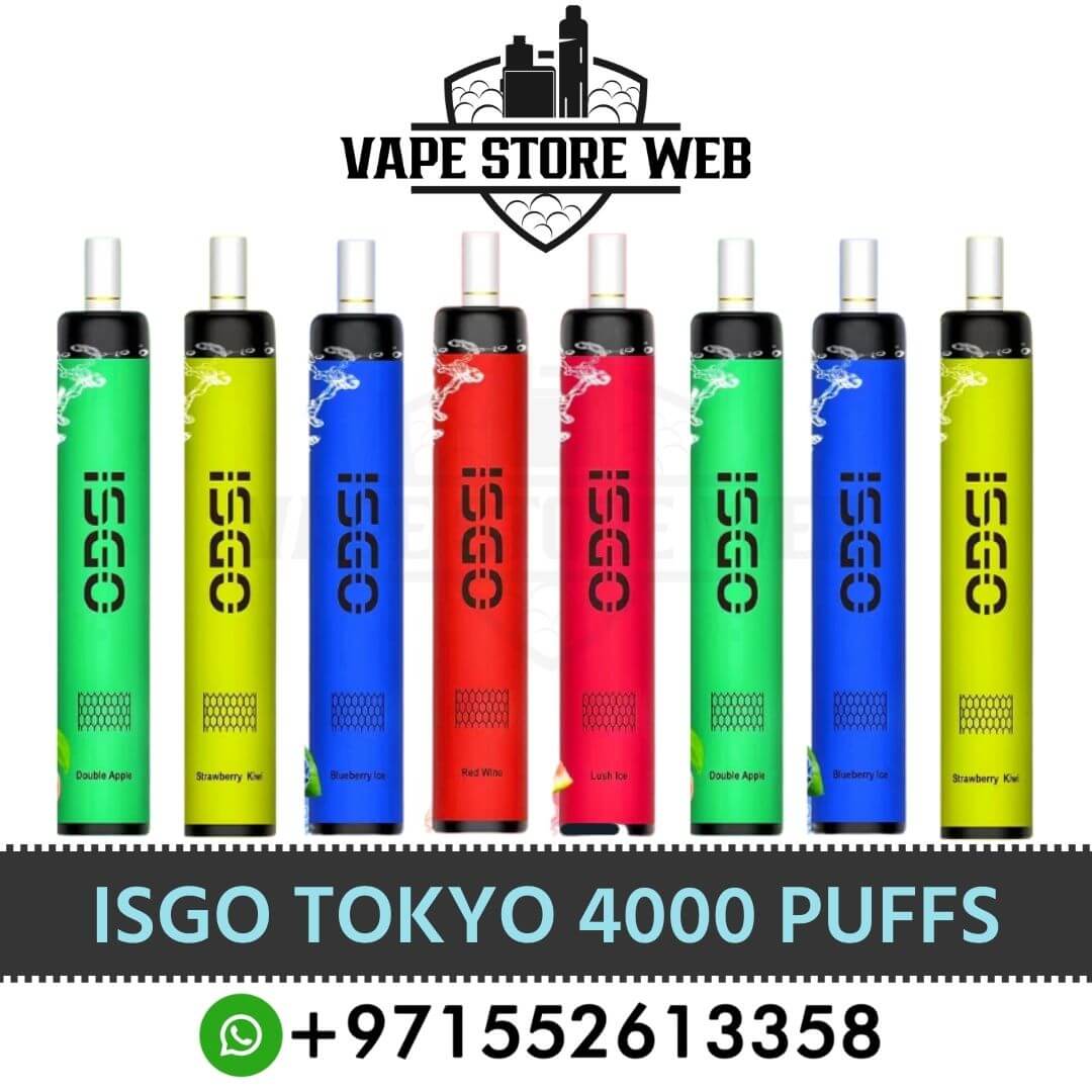 Isgo Tokyo 4000 Puffs 20Mg Disposable Vape In UAE
