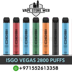 Isgo Vegas 2800 Puffs 20Mg Disposable Vape In UAE