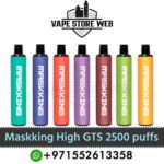 Maskking High GTS 2500 puffs Disposable Vape In UAE
