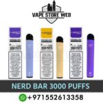Nerd Bar 3000 Puffs 20Mg Disposable Vape In UAE