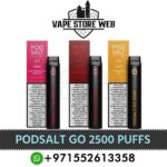 Podsalt Go 2500 Puffs 20Mg Disposable Vape In UAE