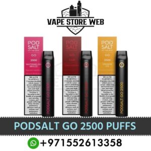 Podsalt Go 2500 Puffs 20Mg Disposable Vape In UAE