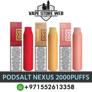 Podsalt Nexus 2000 Puffs 20Mg Disposable Vape In UAE