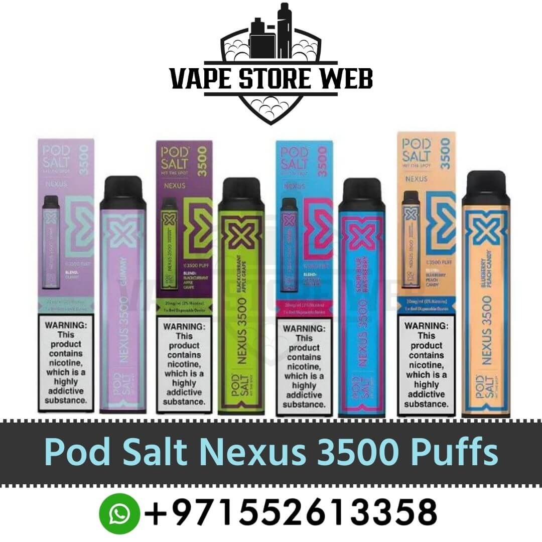 Pod Salt Nexus 3500 Puffs Disposable Vape In UAE