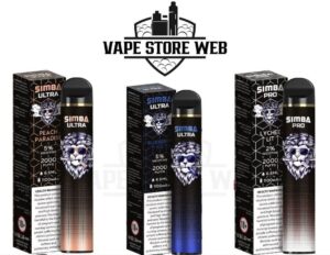 Simba Pro 2000 Puffs (20Mg & 50Mg) Disposable Vape In UAE