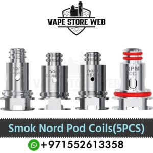 Smok Nord Pod Coils Replacement Mesh Coils, Ceramic Coils, Regular Coils (5PCS) in Dubai