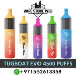 Tugboat EVO 4500 Puffs 50Mg Disposable Vape In UAE