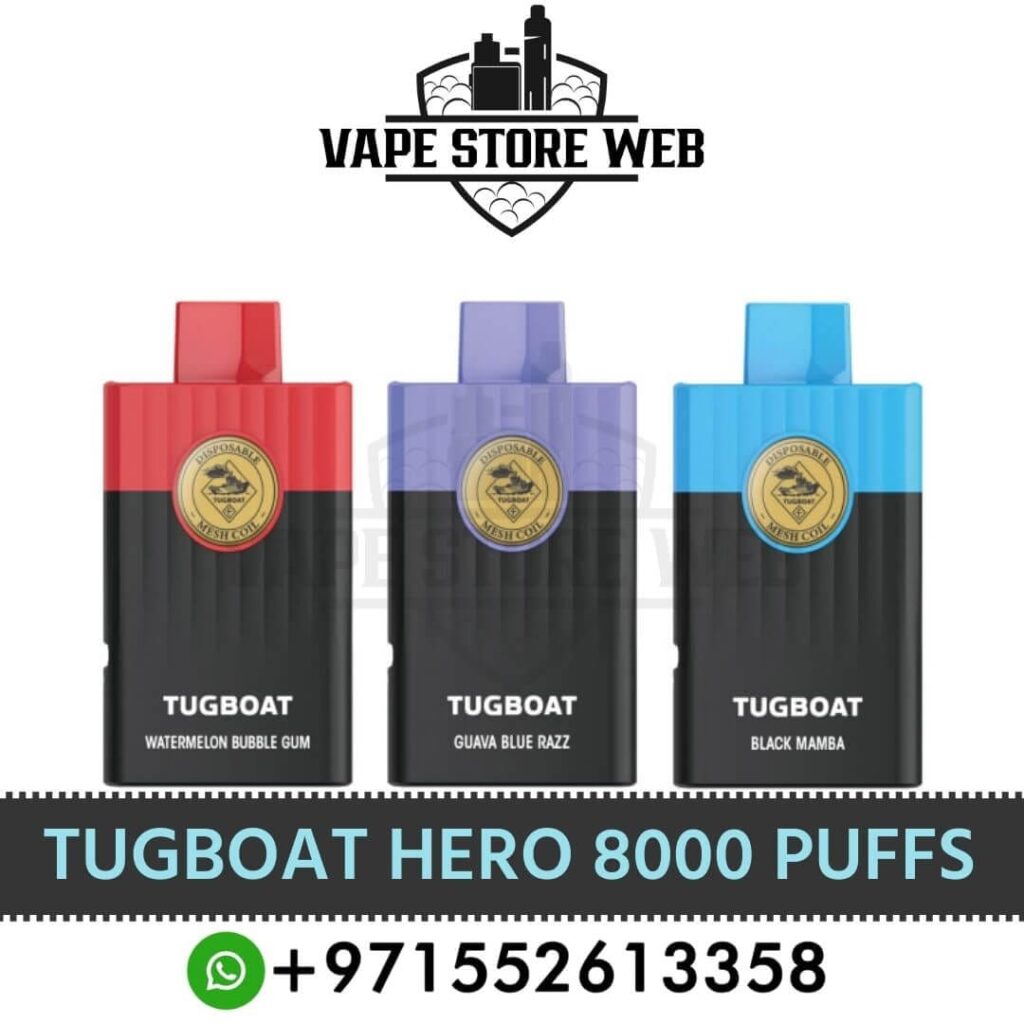 Tugboat Hero 8000 Puffs 50Mg Disposable Vape In UAE