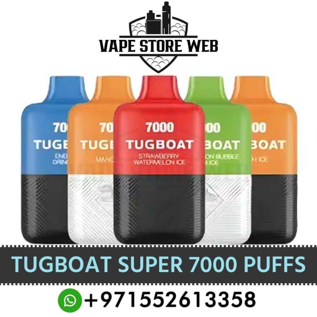 Tugboat Super 7000 Puffs 50Mg Disposable Vape In UAE