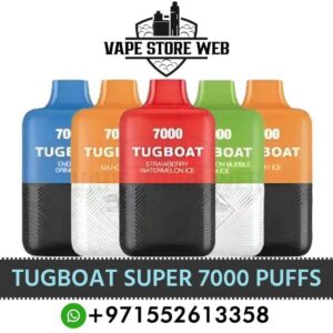 Tugboat Super 7000 Puffs 50Mg Disposable Vape In UAE