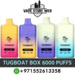 Tugboat Box 6000 Puffs 50Mg Disposable Vape In UAE
