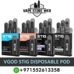 Vgod Stig 270 Puffs Disposable Pod In UAE