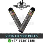 Vicig Uk 1500 Puffs Disposable Vape 20Mg In UAE
