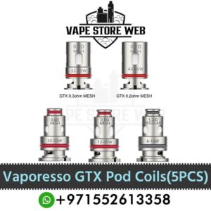 Vaporesso GTX Pod Coils Replacement Mesh Coils (5PCS)