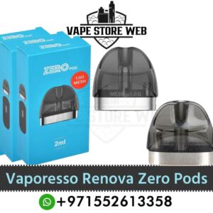 Vaporesso Renova Zero Pods Cartridge Refillable Empty Pod Replaceable in Dubai