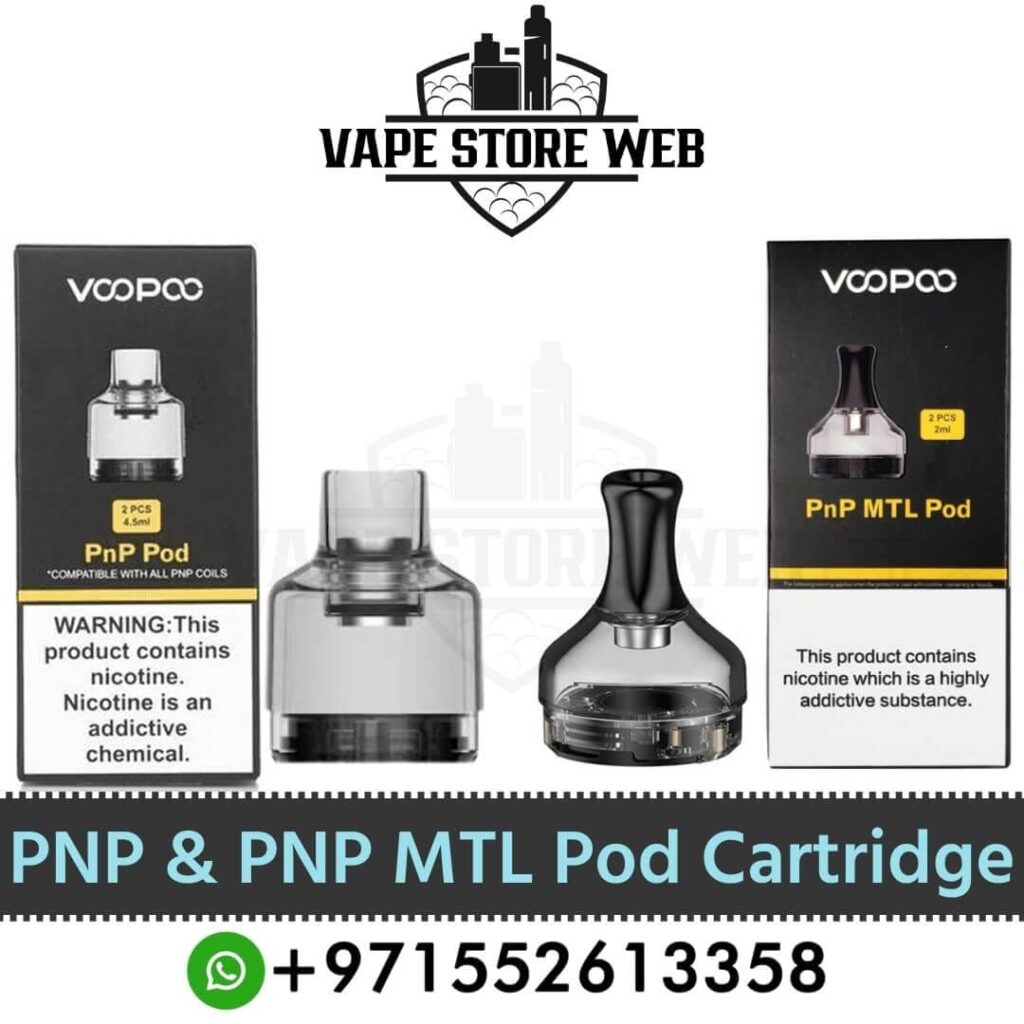 VooPoo Drag S & Drag X PNP MTL Pods Cartridge Refillable Pods in Dubai