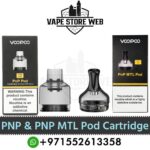 VooPoo Drag S & Drag X PNP MTL Pods Cartridge Refillable Pods in Dubai