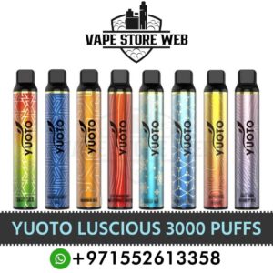 Yuoto Luscious 3000 Puffs 50Mg Disposable Vape In Dubai, UAE