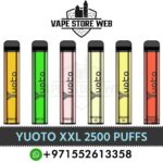 Yuoto XXL 2500 Puffs 50Mg Disposable Vape In UAE