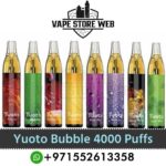 Yuoto Bubble 4000 Puffs Disposable Vape In UAE