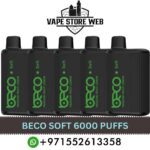 BECO Soft 6000 Puffs 20Mg & 50Mg Disposable Vape in UAE