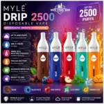 MYLE Drip 2500 Puffs 50Mg Disposable Vape in Dubai
