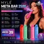Myle Meta Bar 2500 Puffs Disposable Vape In UAE