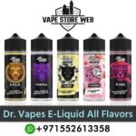 Dr. Vapes E Liquid 3mg 120ml E Juice All Flavors in Dubai