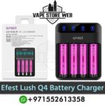 EFEST Lush Q4 Vape Battery Charger in Dubai