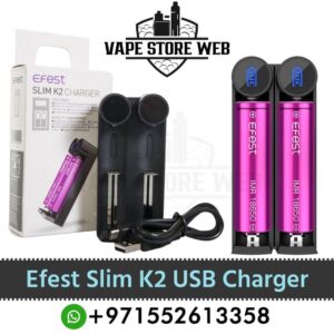 EFEST Slim K2 USB Battery Charger in Dubai