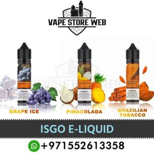ISGO 30mg & 50mg Salt Nicotine 30ml in UAE