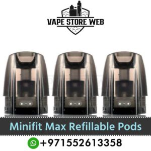 Justfog Minifit Max Refillable Pods (3 Pcs) In UAE