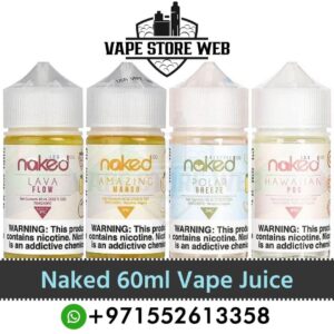 NAKED Vape Juice 60ml 3mg E-Liquid in Dubai