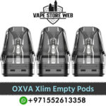 OXVA Xlim Series Pods 0.6ohm 0.8ohm 1.2ohm Refillable Empty Pod Cartridge (3PCS) in Dubai, UAE