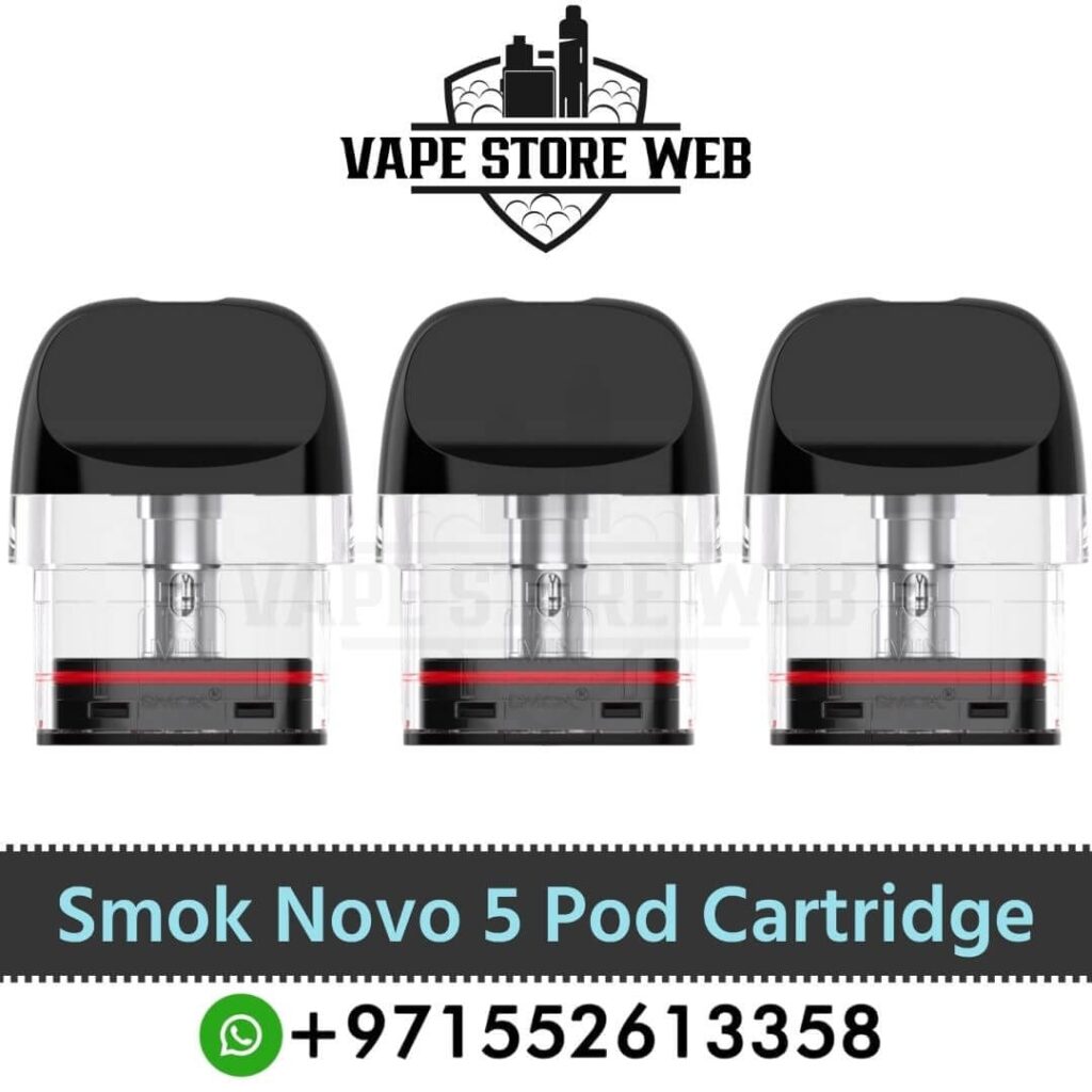 Smok Novo 5 Replacement Pods Cartridge Refillable Empty Pods (3PCS) Meshed 0.6ohm in Dubai