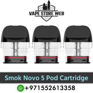 Smok Novo 5 Replacement Pods Cartridge Refillable Empty Pods (3PCS) Meshed 0.6ohm  in Dubai