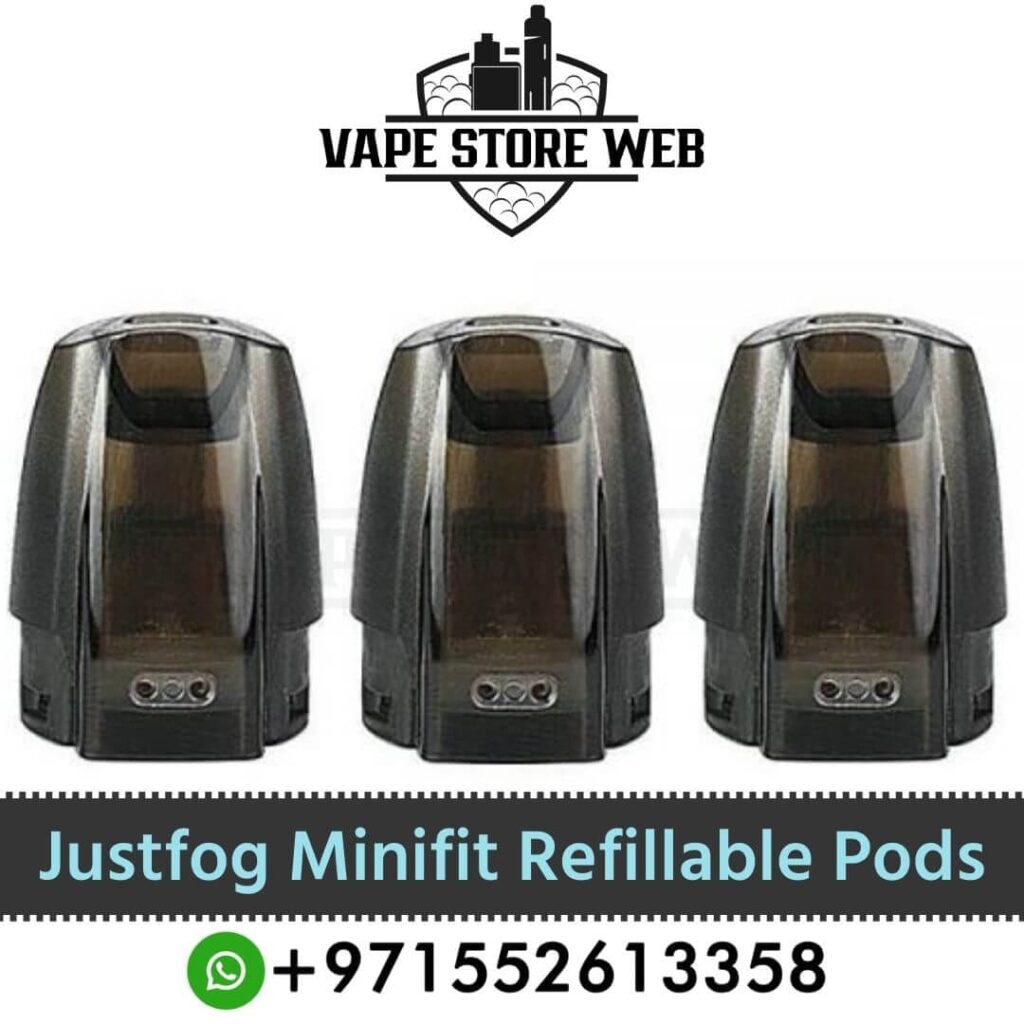 JUSTFOG Minifit Refillable Pods (3 Pack) in Dubai