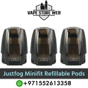 JUSTFOG Minifit Refillable Pods (3 Pack) in Dubai