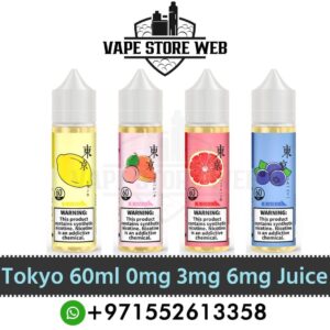 TOKYO 60ml E Liquid (0mg, 3mg & 6mg) E Juice Nic Salt in Dubai