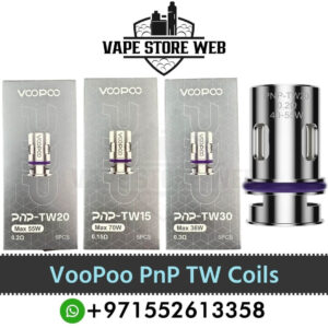 VooPoo PnP TW Replacement Coils 0.15ohm o.2ohm 0.3ohm (5Pieces) in Dubai, UAE