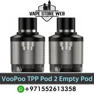 VooPoo TPP Pod 2 Empty Pod Cartridge Refillable Replacement Pods (2Pieces) in Dubai, UAE
