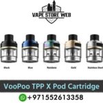 VooPoo TPP X Pods Empty Refillable Replacement Cartridge in Dubai, UAE