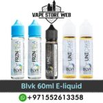 BLVK 60ml (0mg, 30mg & 60mg) E-liquid in Dubai